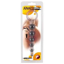 Дымчатая анальная цепочка Anal Beads - 20,5 см.