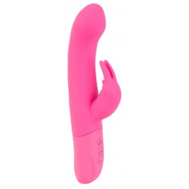 Розовый вибратор-кролик Rechargeable G-Spot Vibe - 23,5 см.